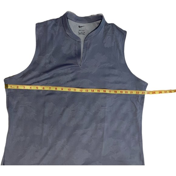 Nike Women's Dri-FIT Sleeveless Golf Polo Blue Size XXL - Picture 7 of 11